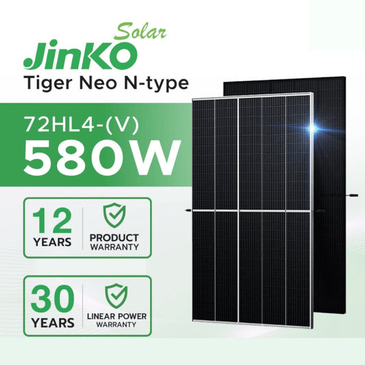 580W Jinko Solar Panel Grade A